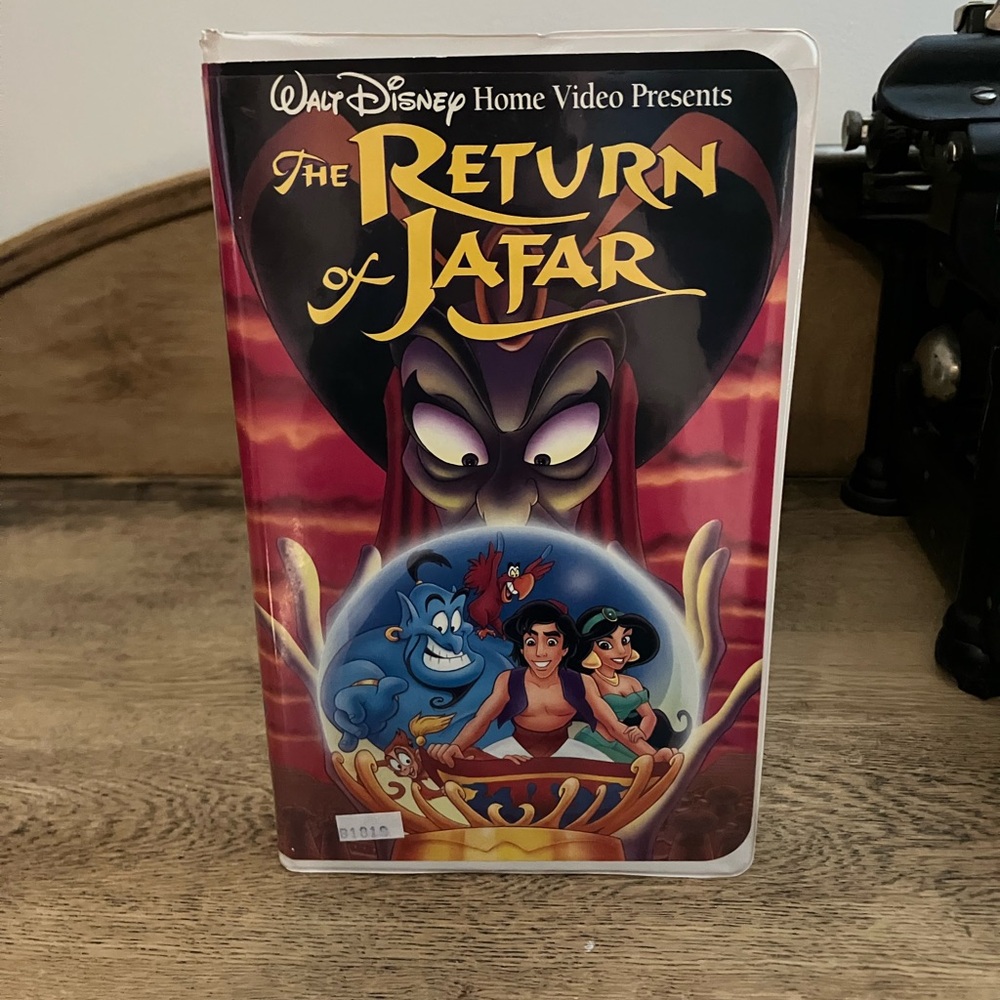 The Return of Jafar VHS Tape Disney